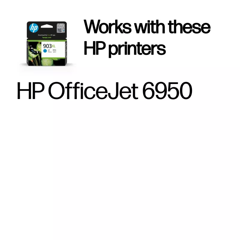 HP 903XL Original-Tintenpatrone, Cyan, hohe Ergiebigkeit, 1 Stück, 750 Seiten