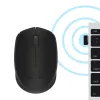 Kabellose optische Maus Logitech B170 RF, beidhändig, 3 Tasten, Schwarz, 10 m Reichweite, bis zu 12 Monate Akkulaufzeit