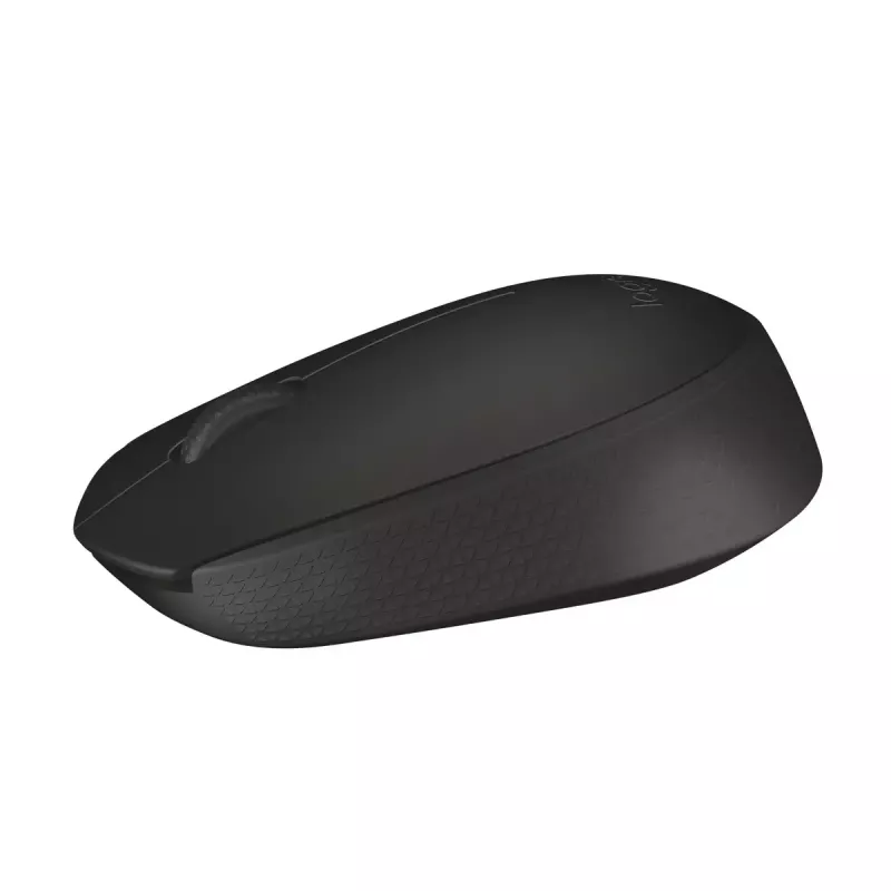 Kabellose optische Maus Logitech B170 RF, beidhändig, 3 Tasten, Schwarz, 10 m Reichweite, bis zu 12 Monate Akkulaufzeit