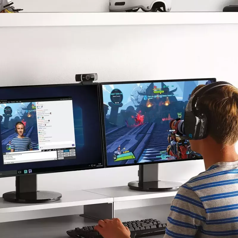 Logitech C922 1920 x 1080pixels USB Schwarz Webcam