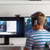 Logitech C922 1920 x 1080pixels USB Schwarz Webcam