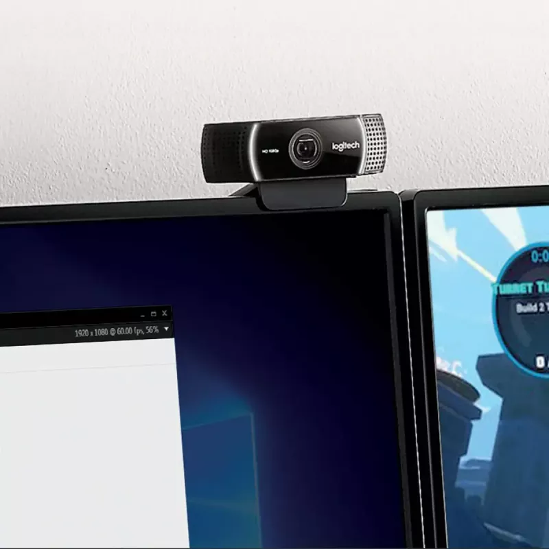Logitech C922 1920 x 1080pixels USB Schwarz Webcam