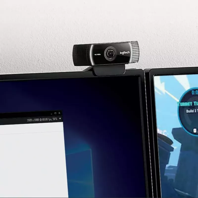 Logitech C922 1920 x 1080pixels USB Schwarz Webcam