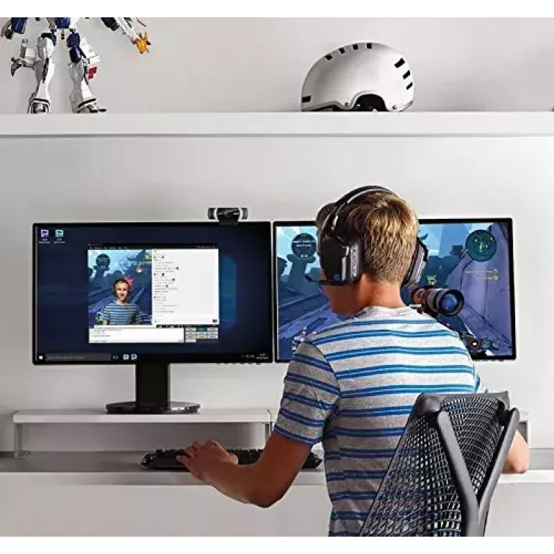 Logitech C922 1920 x 1080pixels USB Schwarz Webcam