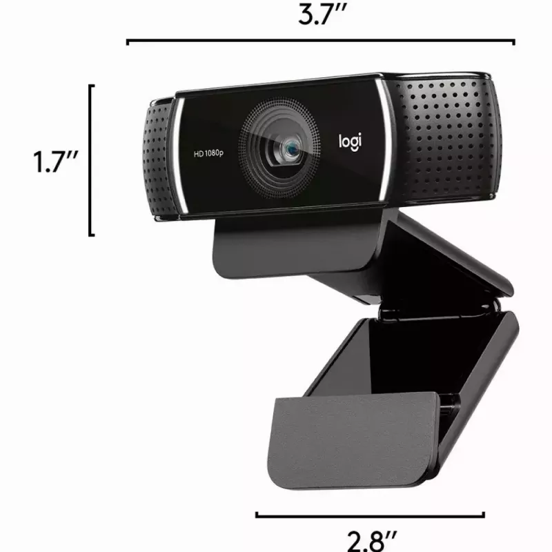 Logitech C922 1920 x 1080pixels USB Schwarz Webcam