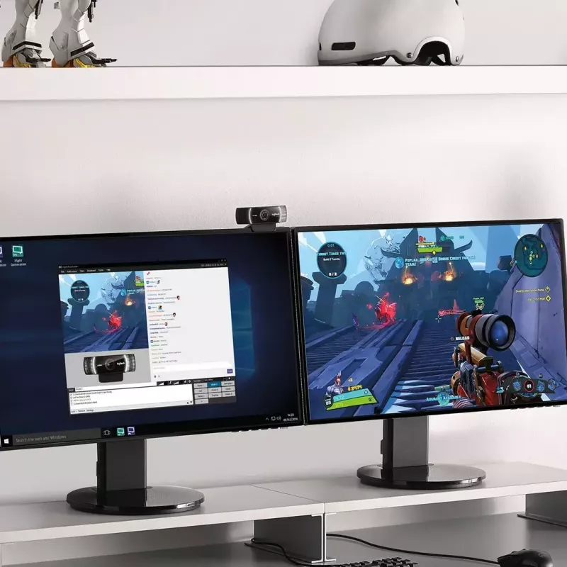 Logitech C922 1920 x 1080pixels USB Schwarz Webcam