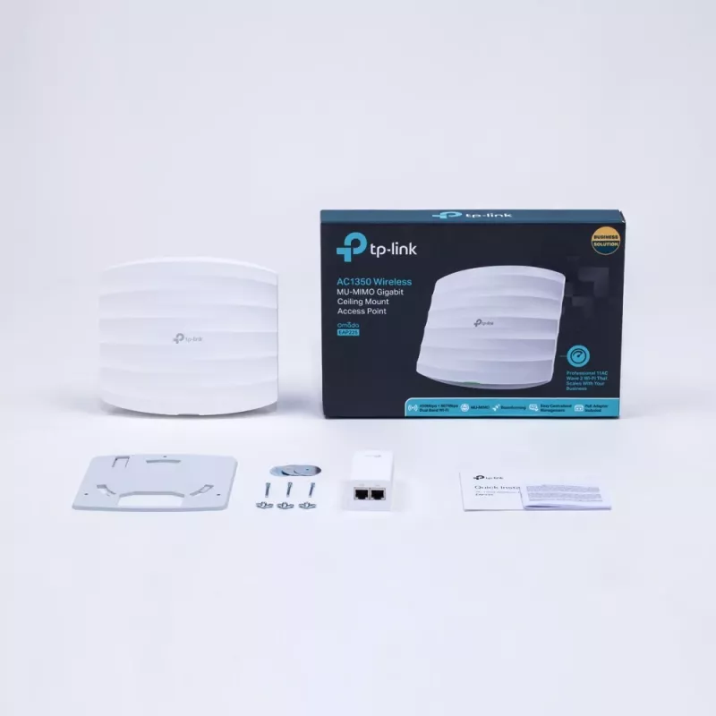TP-Link Omada EAP225 Wireless Access Point 1350 Mbit/s Weiß Power over Ethernet (PoE)