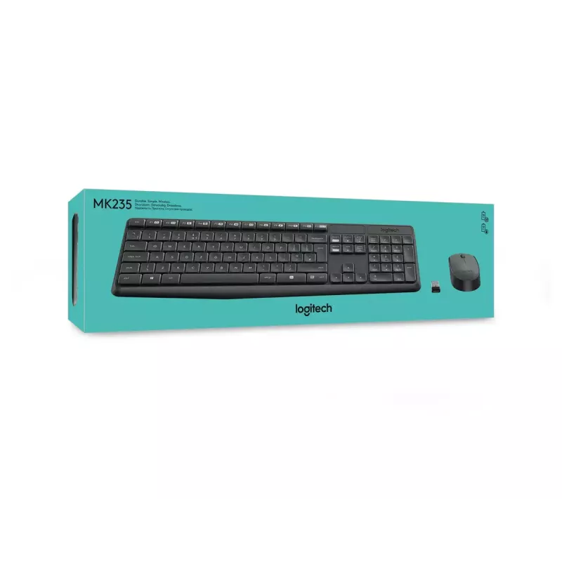Kabelloses Tastatur- und Maus-Set Logitech MK235