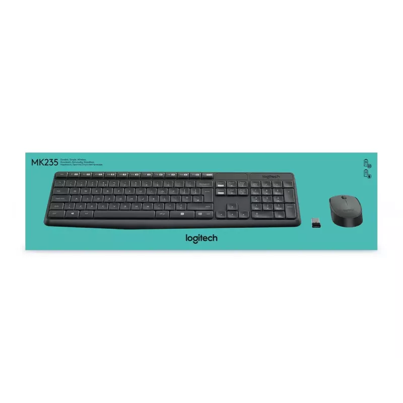 Kabelloses Tastatur- und Maus-Set Logitech MK235