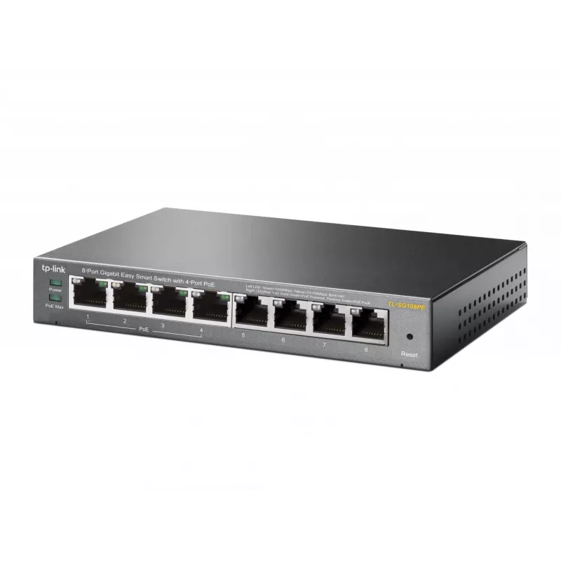 Managed Switch TP-Link TL-SG108PE 8-Port Gigabit mit 4-Port PoE