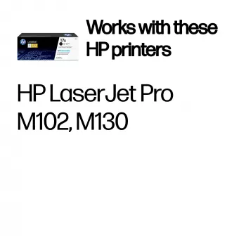 HP 17A Original LaserJet Tonerkartusche, Schwarz, 1600 Seiten, 1 Stück