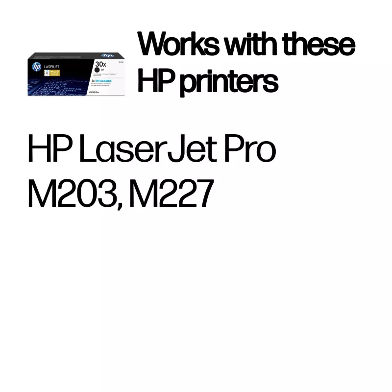HP 30X High Yield Schwarz Original LaserJet Tonerkartusche, 3500 Seiten, Schwarz, 1 Stück