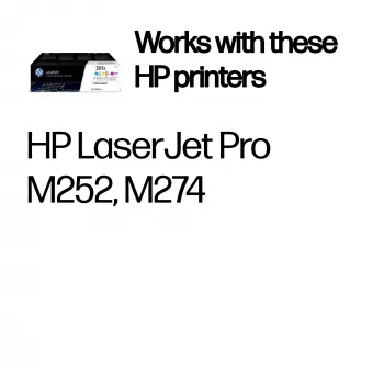 HP 201X 3er-Pack High Yield Cyan/Magenta/Gelb Original LaserJet Tonerkartuschen