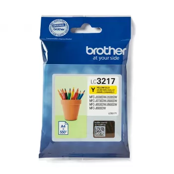 Brother LC3217Y Tintenpatrone 1 Stk. Original Gelb