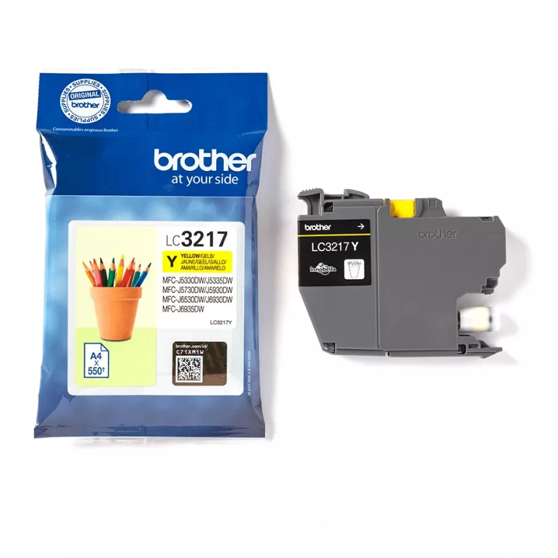 Brother LC3217Y Tintenpatrone 1 Stk. Original Gelb