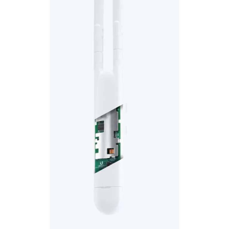 Accesspoint UBIQUITI Unifi AC Mesh UAP‑AC‑M — Dualband 2,4/5 GHz, 1167 Mbit/s, PoE, Außen-/Innenbereich, weiß