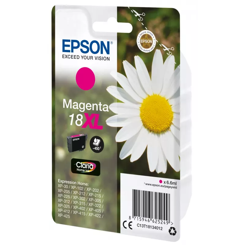 Epson Daisy Singlepack Magenta 18XL Claria Home Tinte