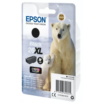 Epson 26XL Druckerpatrone Schwarz 500 Seiten Tinte C13T26214012