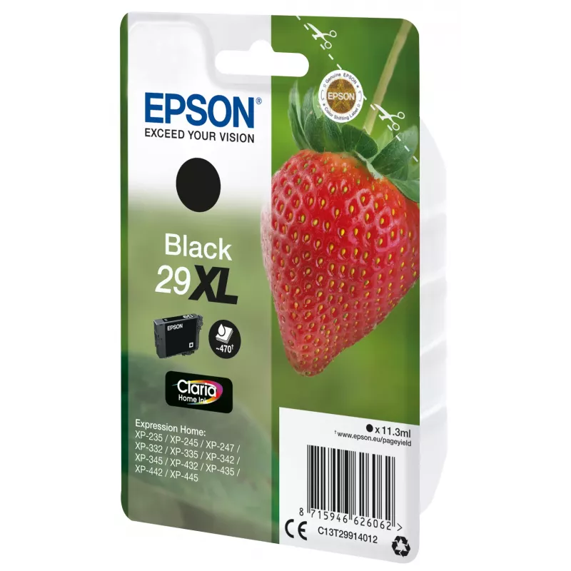 Epson Einzelpackung Schwarz 29XL Claria Home Tintenpatrone, Schwarz