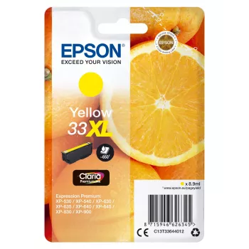 Epson Oranges Einzelpack Gelb 33XL Claria Premium Ink