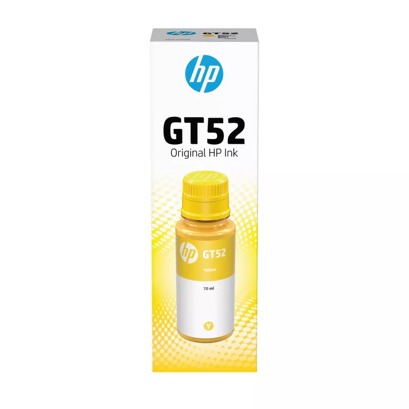 HP GT52 Gelb Original Tintenflasche