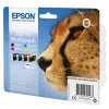 Epson Multipack 4-Farben T0715 DURABrite Ultra Tinte, Standardertrag, Schwarz, Cyan, Magenta, Gelb, 7.4 ml, 5.5 ml, 1 St., Multipack