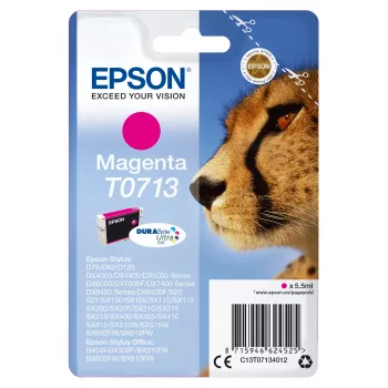 Epson Singlepack Magenta T0713 DURABrite Ultra Tinte
