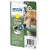 Epson Fox Singlepack Gelb T1284 DURABrite Ultra Tinte, Gelb, Pigmenttinte, 3,5 ml, 1 Stück, 260 Seiten