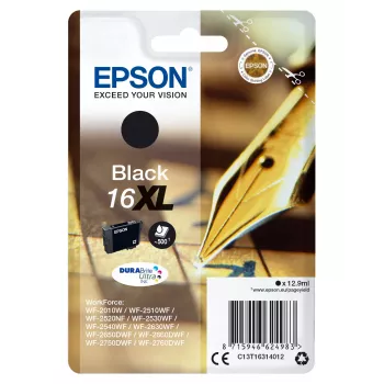 Epson Stift und Kreuzworträtsel Einzelpackung Schwarz 16XL DURABrite Ultra Tinte