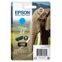 Epson Elephant Singlepack Cyan 24 Claria Photo HD Tinte, Standardreichweite, Cyan, Farbstofftinte, 4.6 ml, 1 Stk., 360 Seiten