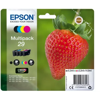 Epson Strawberry Multipack 4-Farben 29 Claria Home Ink