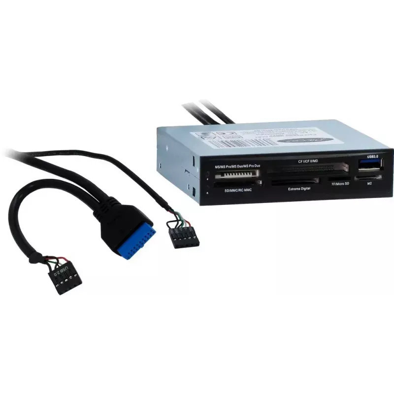 Kartenleser Inter-Tech CI-01 USB 3.2 Gen 1 intern Schwarz