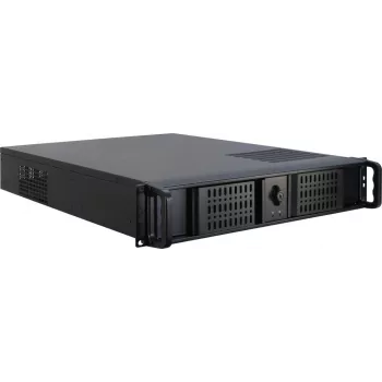 Servergehäuse Inter-Tech IPC 2U-2098-SL Rack Schwarz