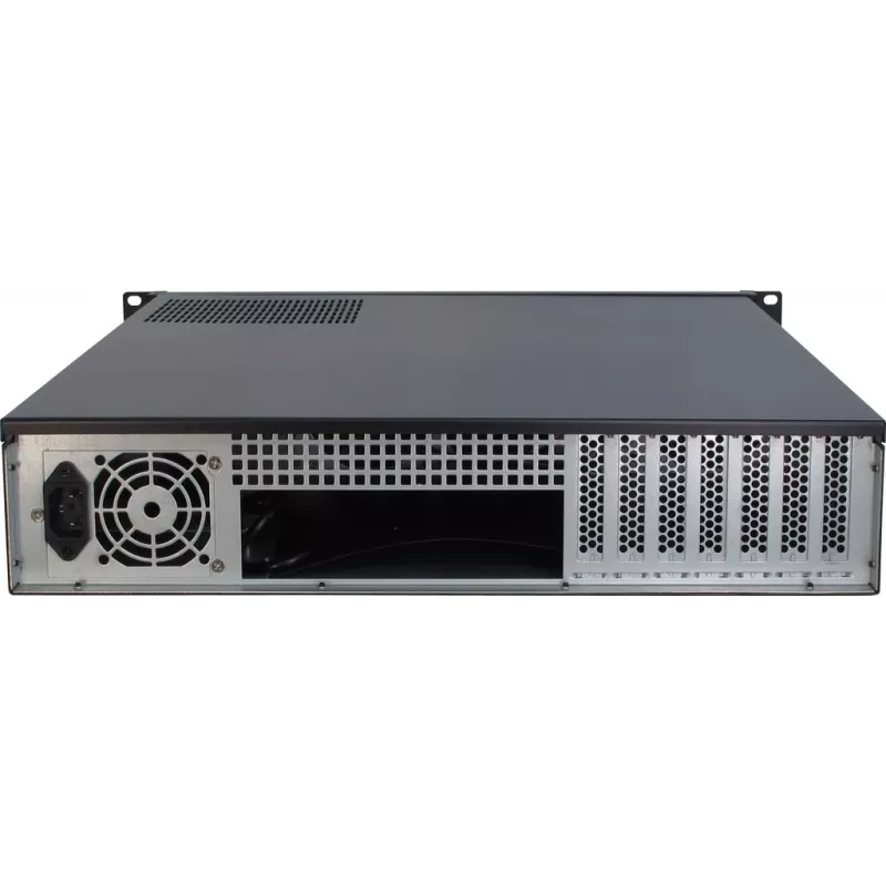 Servergehäuse Inter-Tech IPC 2U-2098-SL Rack Schwarz