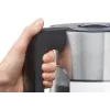 Bosch TWK8611P elektrischer Wasserkocher 1,5 L 2400 W Anthrazit, Edelstahl, Weiß