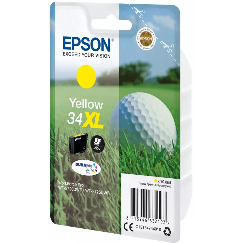 Cartridge Epson 34XL Gelb 950 Seiten C13T34744010