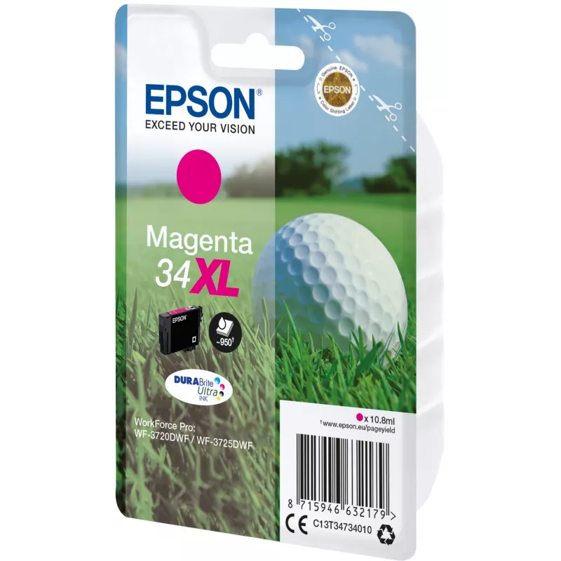 Cartridge Epson 34XL Magenta 950 Seiten C13T34734010