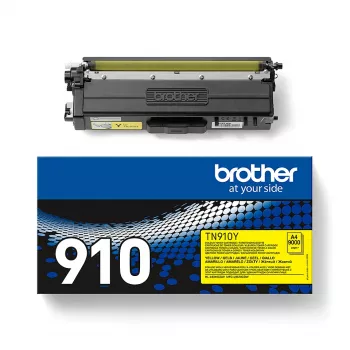 Toner Brother TN910Y Ultra Jumbo 10000 Seiten Gelb