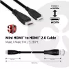 CLUB3D Mini HDMI™ auf HDMI™ 2.0 4K60Hz Kabel 1 m / 3,28 ft