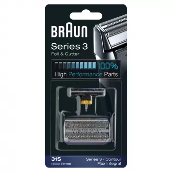 Scherkopf BRAUN Series 3 31S – Ersatzkopf, Einzelkopf, schwarz, 10 g