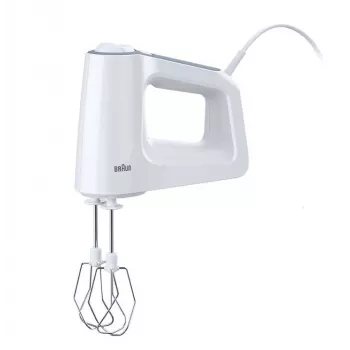 Braun HM 3135 WH Handmixer 500 W Grau, Weiß
