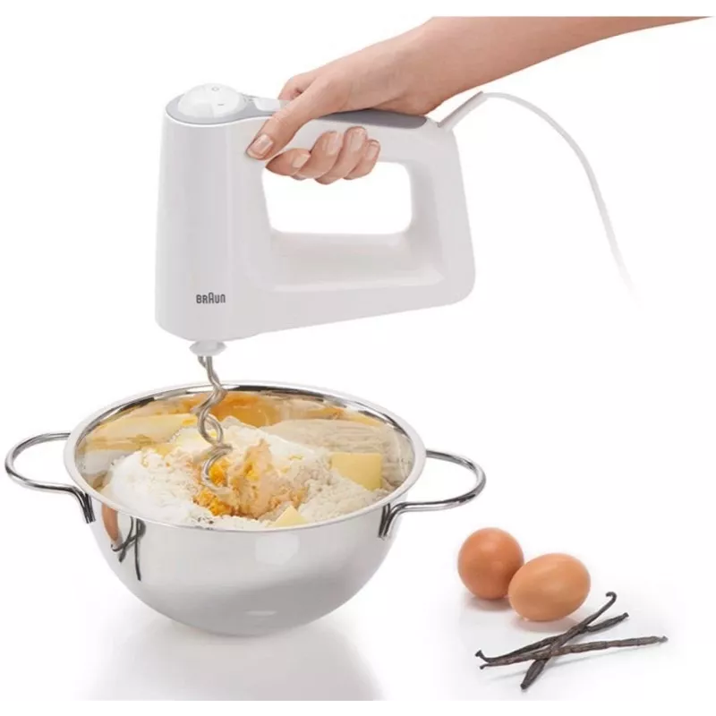 Braun HM 3135 WH Handmixer 500 W Grau, Weiß