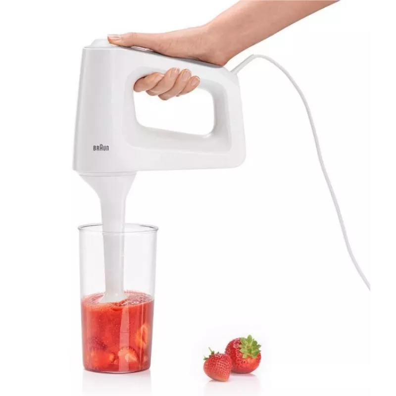 Braun HM 3135 WH Handmixer 500 W Grau, Weiß