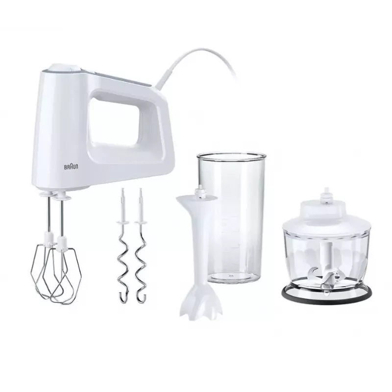 Braun HM 3135 WH Handmixer 500 W Grau, Weiß