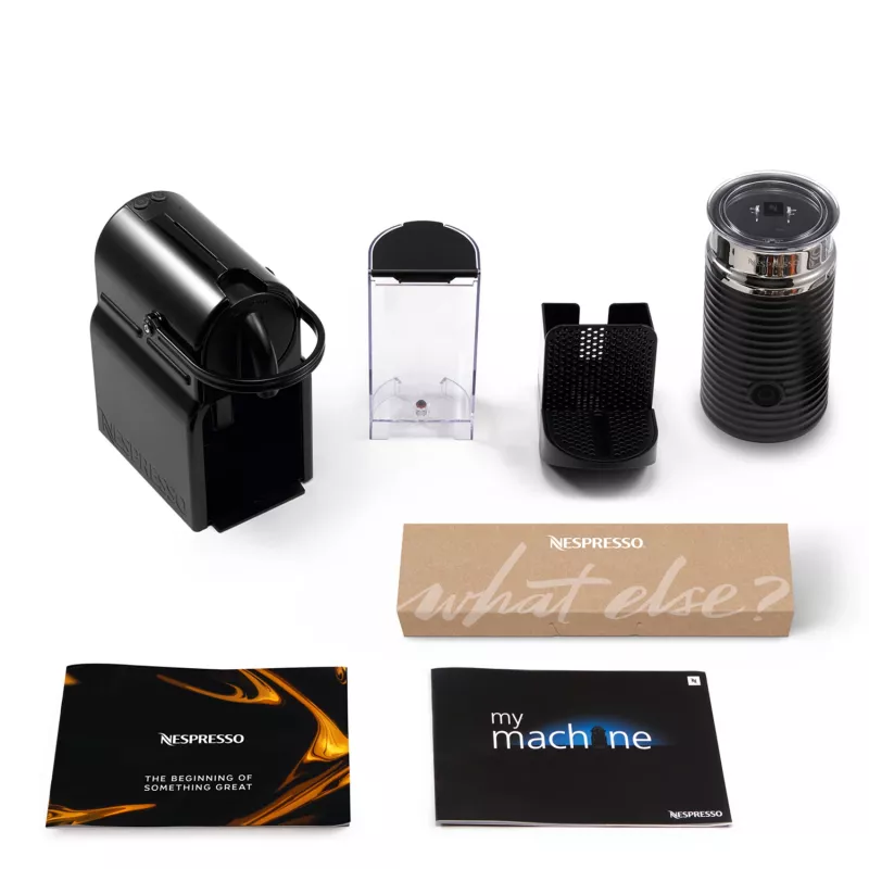 Kapsel-Espressomaschine De’Longhi Inissia EN 80.BAE, Nespresso, 0,7 L Wassertank, 19 bar, schwarz