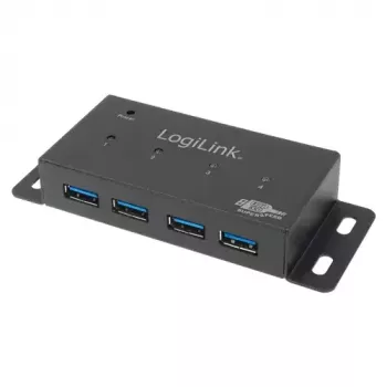 Hub LogiLink UA0149 USB 3.2 Gen 1 Type-A Grau