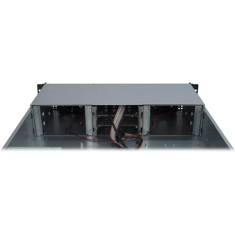 Servergehäuse Inter-Tech 2U-20240 Rack Schwarz