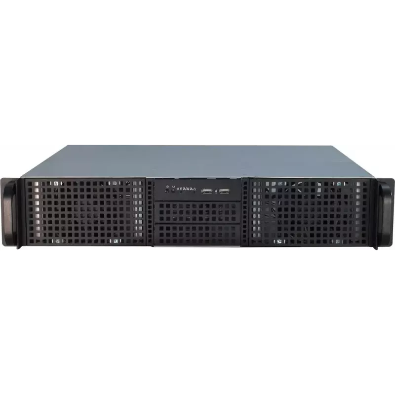 Servergehäuse Inter-Tech 2U-20240 Rack Schwarz