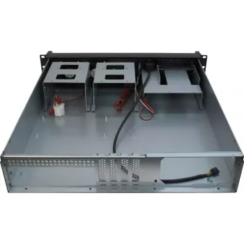 Servergehäuse Inter-Tech 2U-2098-SK Rack Schwarz