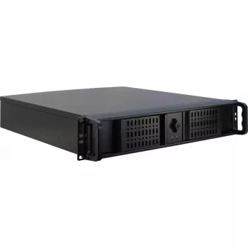 Servergehäuse Inter-Tech 2U-2098-SK Rack Schwarz
